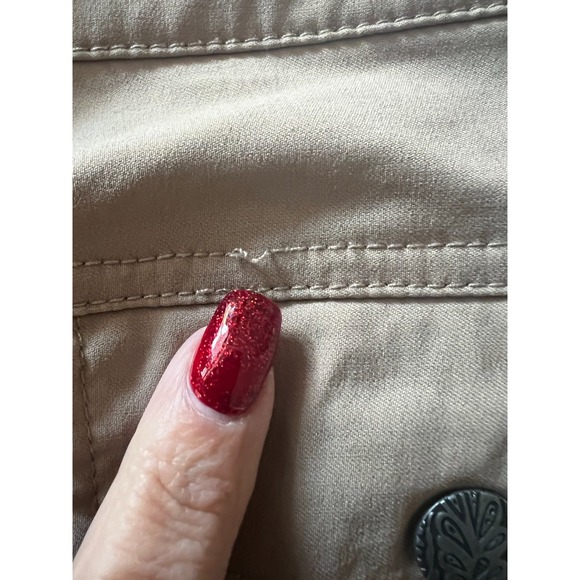 PRANA Womens Pants Beige Khaki Convertible Size 12 34" x 32.5" - Picture 3 of 5